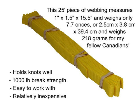 Safety Webbing - Sold By The Foot - Frankensled Inc.